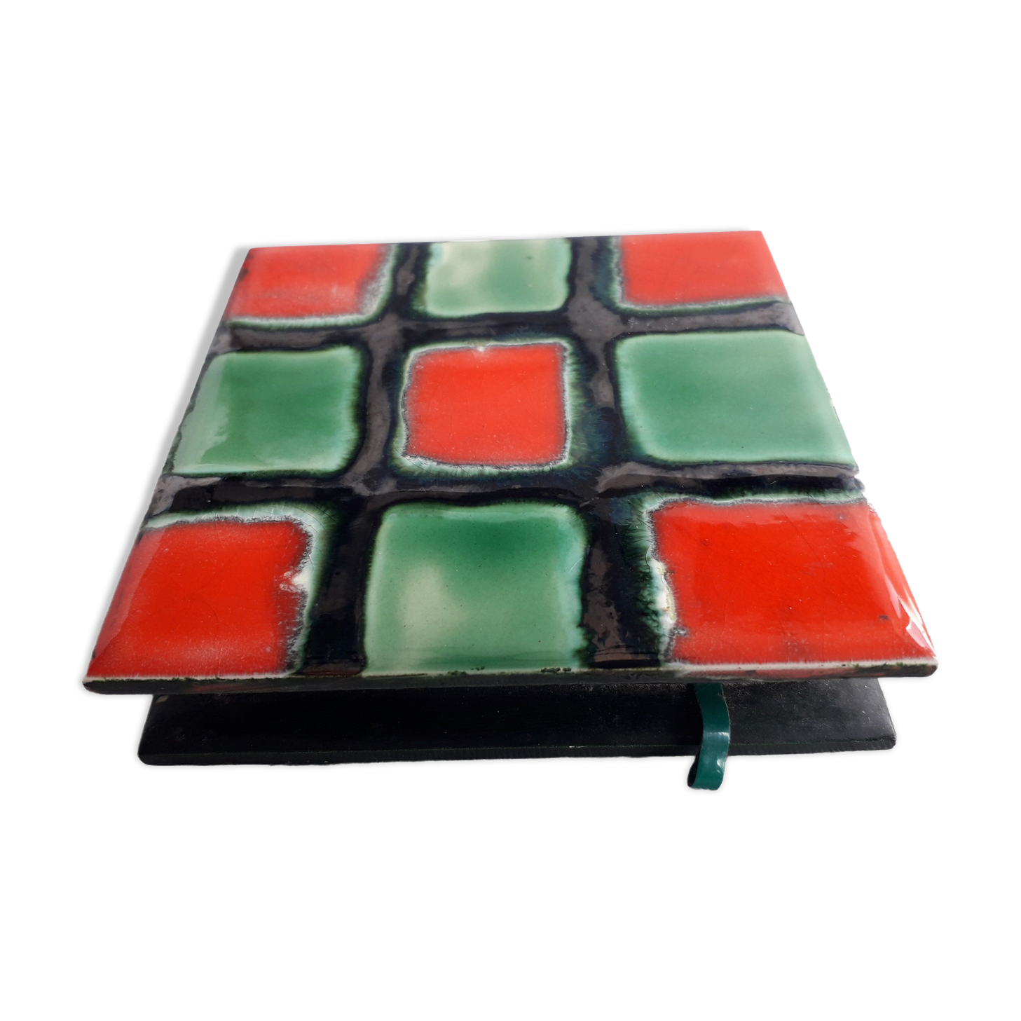 Vallauris ceramic matchbox holder