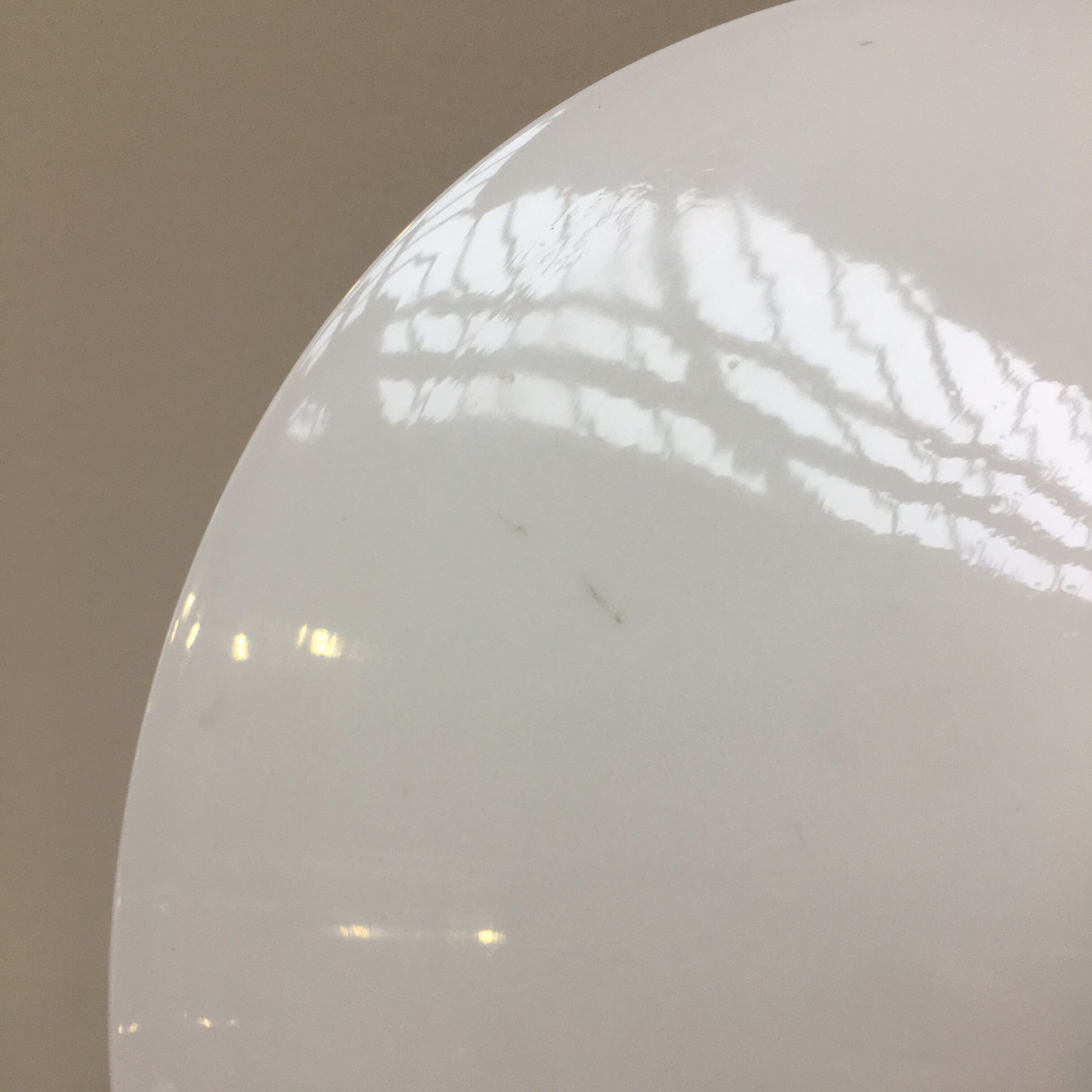 Suspension en opaline blanche