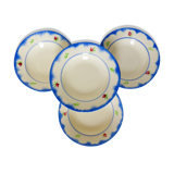 4 vintage soup plates from Gien