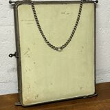 Large vintage barber's triptych mirror 1960