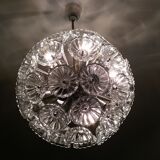 Chandelier Sputnik Dandelion mid-century glass 1970 s