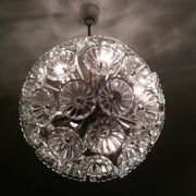 Chandelier Sputnik Dandelion mid-century glass 1970 s