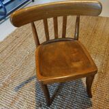 Chaise en bois enfant Baumann signé