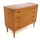 Commode scandinave en teck, Suède, 1950