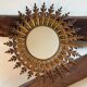 Magnificent sun mirror from the 1950s Italy.
