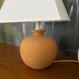 Vintage terracotta ball lamp