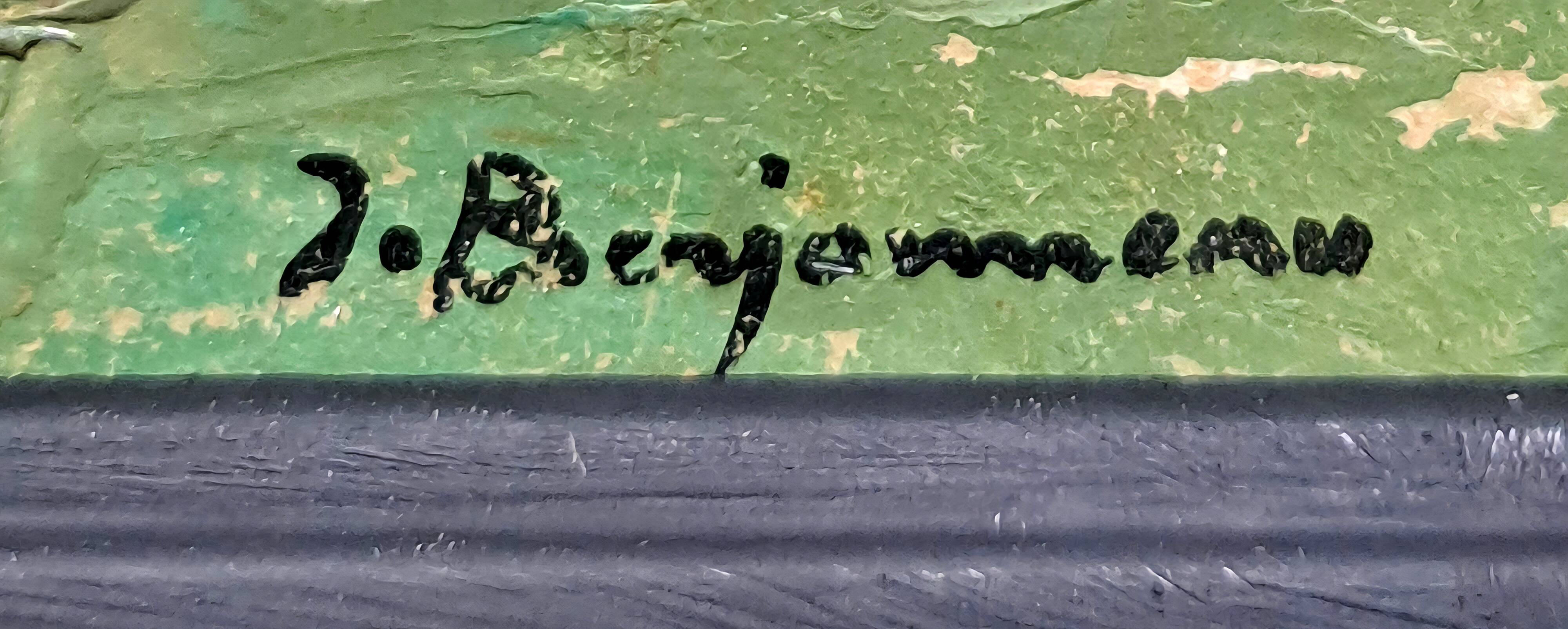 Impressionist painting in oil on cardboard - Berjonneau French school - 20th century