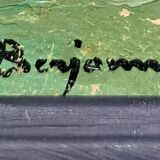 Impressionist painting in oil on cardboard - Berjonneau French school - 20th century