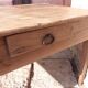 Old Burgundy farm table