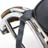 Chair long "LC4" Le Corbusier, Cassina Edition, Ponyskin.