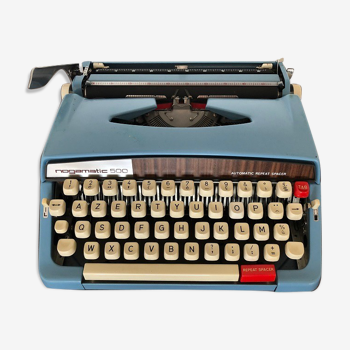 Machine à écrire vintage Nogamatic 500 + ruban neuf