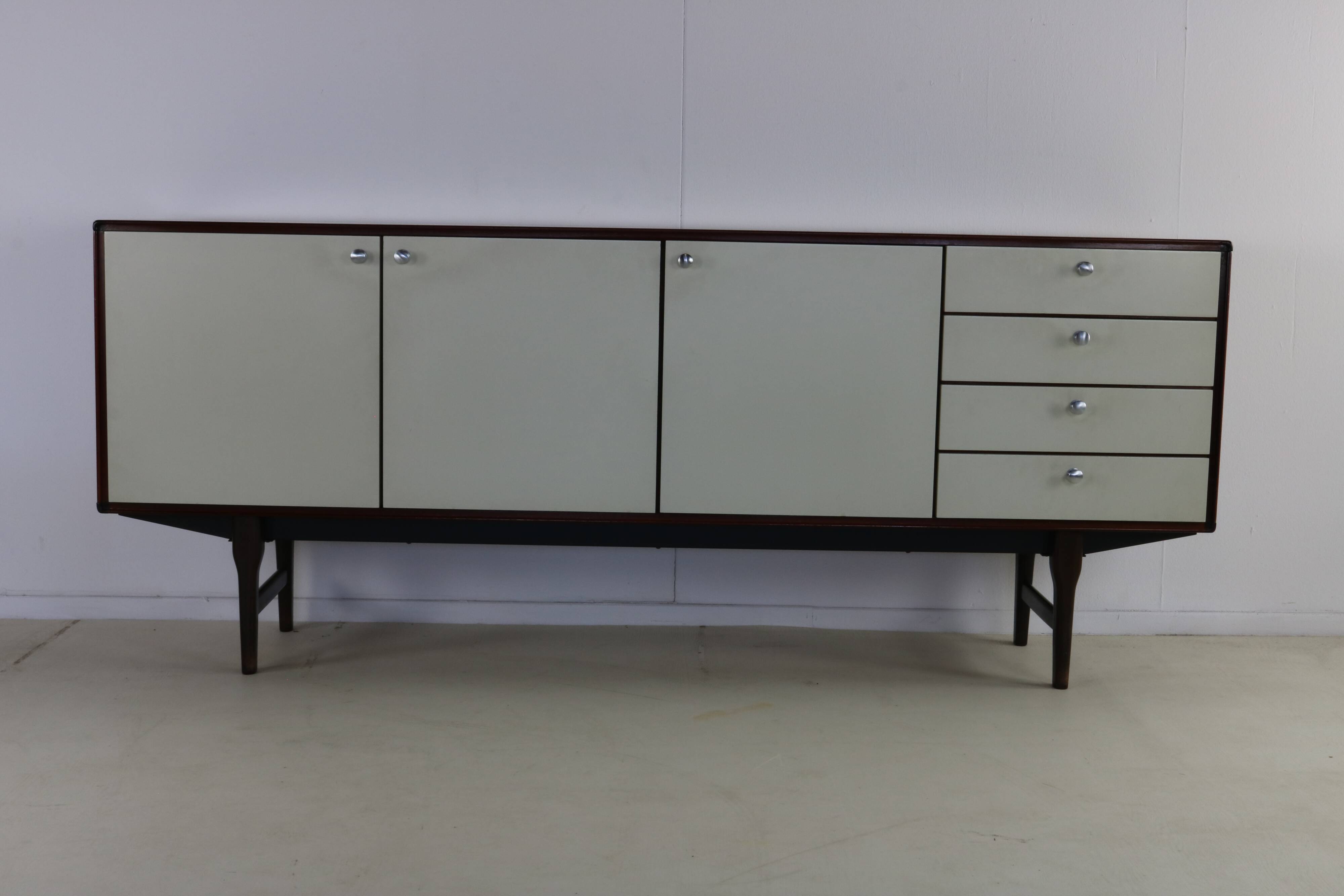 Sixties design rosewood sideboard for Fristho Franeker