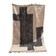 Off-white Moroccan rug with geometric patterns, 300cm x 150cm