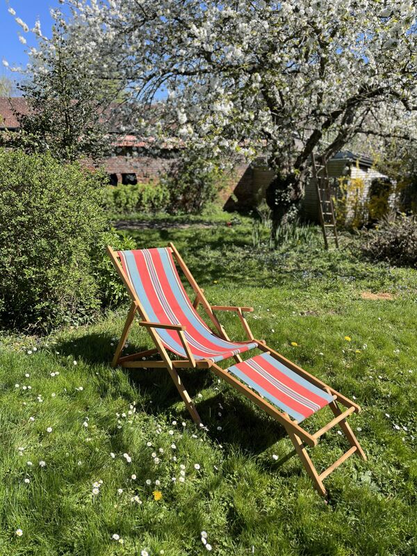 Chaise longue chilienne vintage
