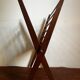 Magazine rack by Cees Braakman in varnished beech, circa 1960