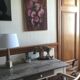 Huile sur toile « Dahlias »