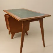 Bureau en bois années 50