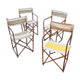 Lot of vintage garden armchairs