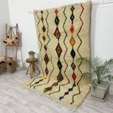 Handmade Moroccan Berber carpet 244 X 146 CM