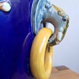 Large antique majolica cache pot, planter by Joseph Holdcroft.