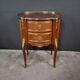 Small Kidney-Shaped Mahogany Chest of Drawers, Transition Style – Early 20th Century