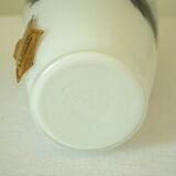 Genuine vintage Opaline vase from the Tuscan Crystal Factory, Italy.