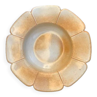 Sandstone ashtray in the shape of a vintage marsh sandstone flower