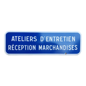Plaque de signalisation industrielle