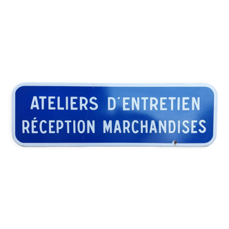 Plaque de signalisation industrielle