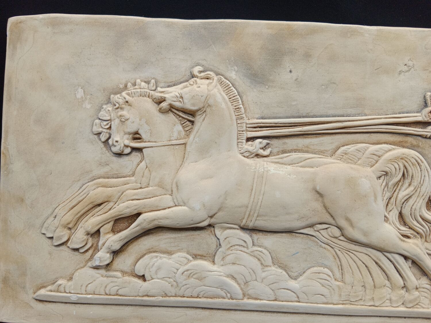Plaster bas-relief
