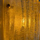 Pair of vintage murano wall lamps, zonca italy 1970