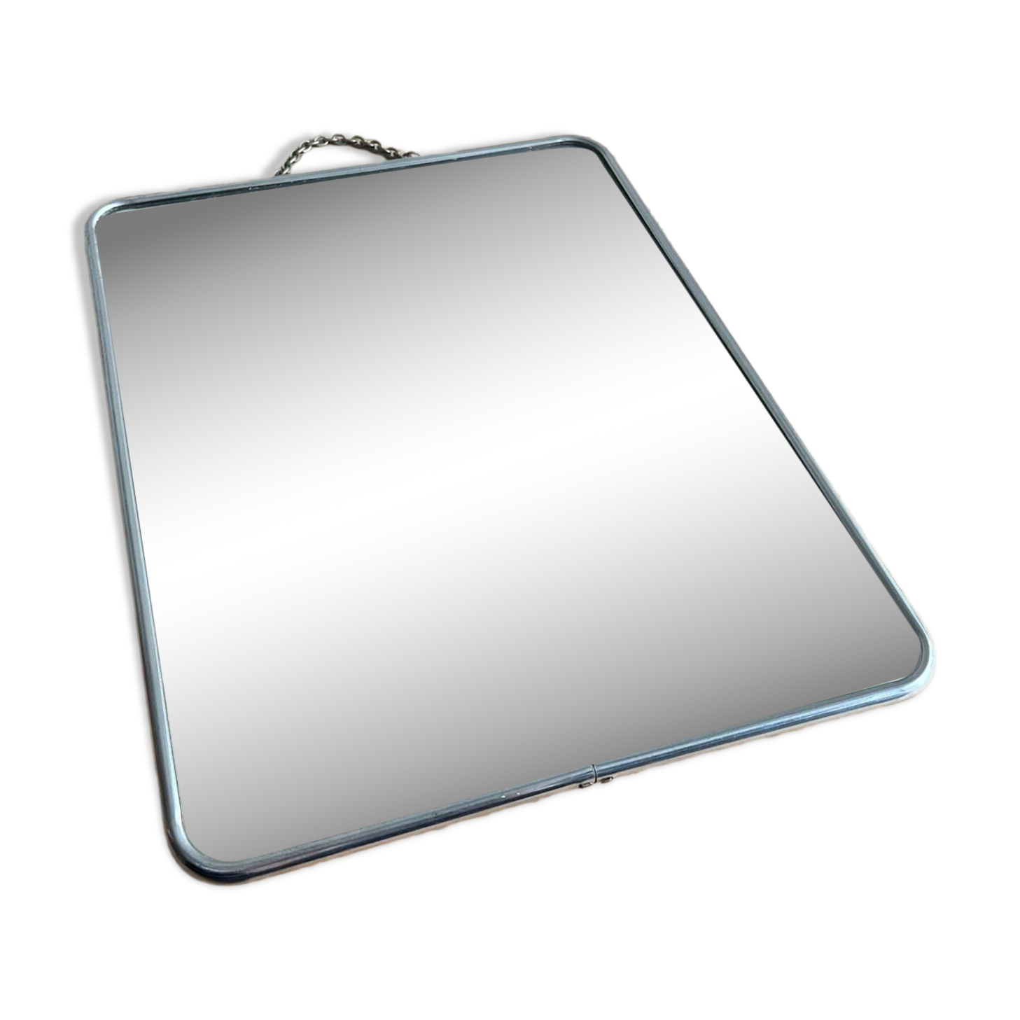 Vintage barber mirror 29 x 24 cm