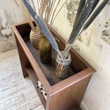 Jardinière années 50 palissandre constructiviste