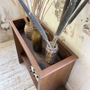 Jardinière années 50 palissandre constructiviste