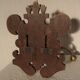 Former wooden and brass wall coat racks