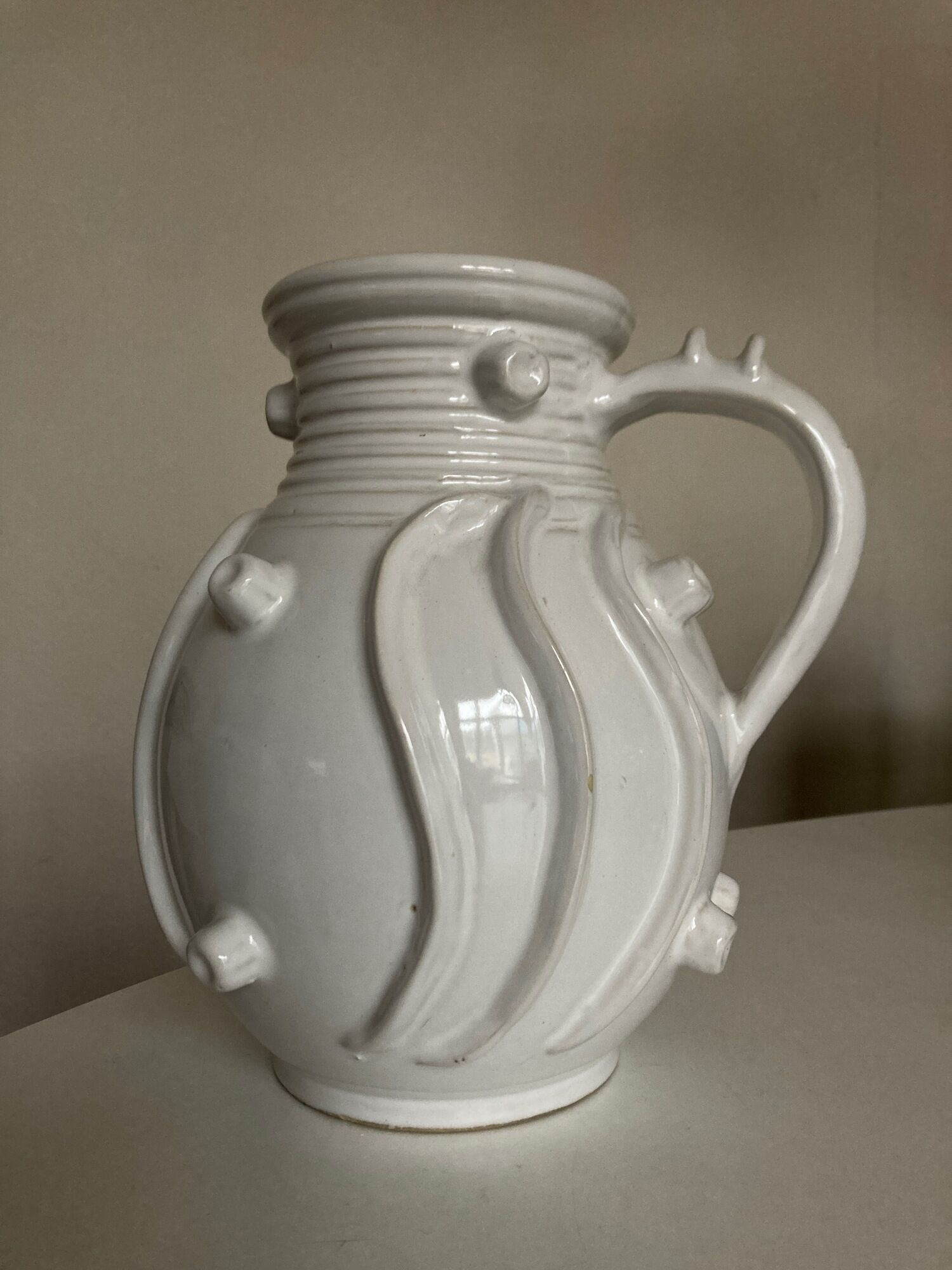 Vase en terre vernissée Emile Tessier 1960 Malicorne