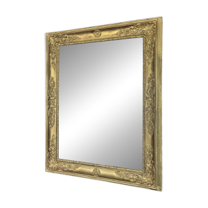 Grand miroir doré époque