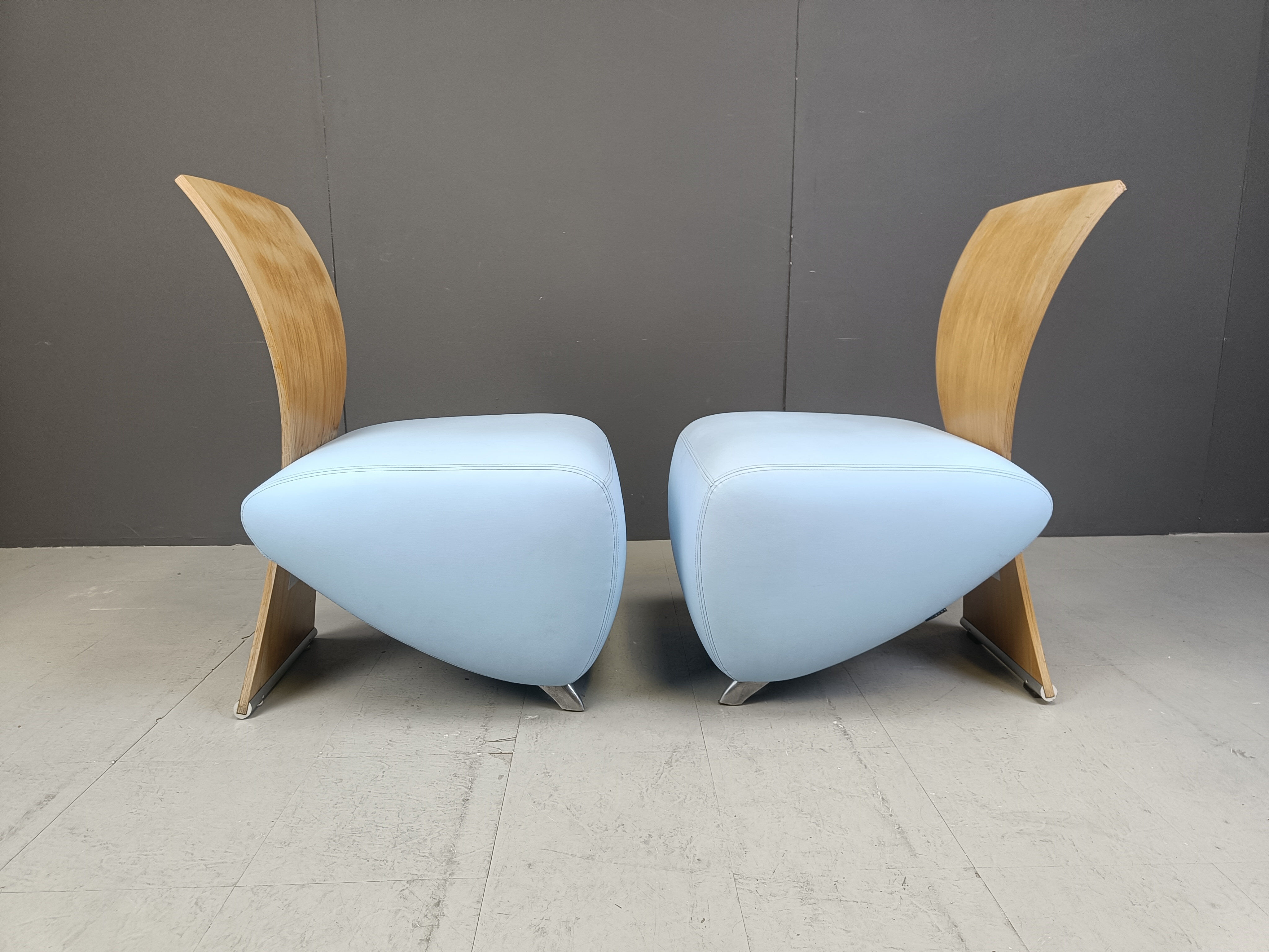 Pair of Bobo lounge chairs by Dietmar Scharping for Dauphin, 2000s
