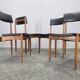 Set of Four Rare Midcentury Dining Chairs, Denmark, 1970s