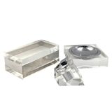 Ensemble fumeur Hollywood Regency en lucite, Guzzini Italie 1970