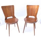 Pair of baumann chairs dove model