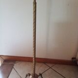 Lampadaire vintage années 50 tripode laiton doré