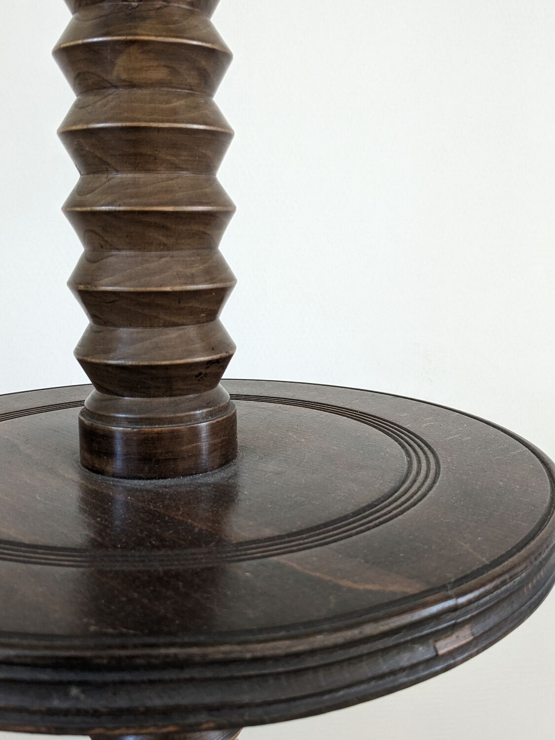 Wooden floor lamp turned 40s