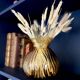 Cut glass vase