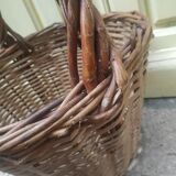 Handmade antique wicker basket