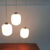 Suspensions à ballon en verre allemand du milieu du siècle, années 1960, lot de 3