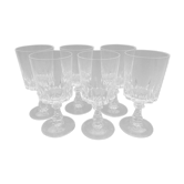 Set de 6 anciens verres vin art pop vintage