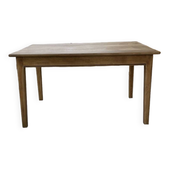 Table de ferme en chêne 140cm