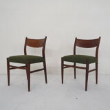Set of two teak Pastoe "SA10" dining chairs, The Netherlands 1959