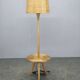 Jan Kalous ULUV Rattan Floor Lamp, Czechoslovakia 1960s